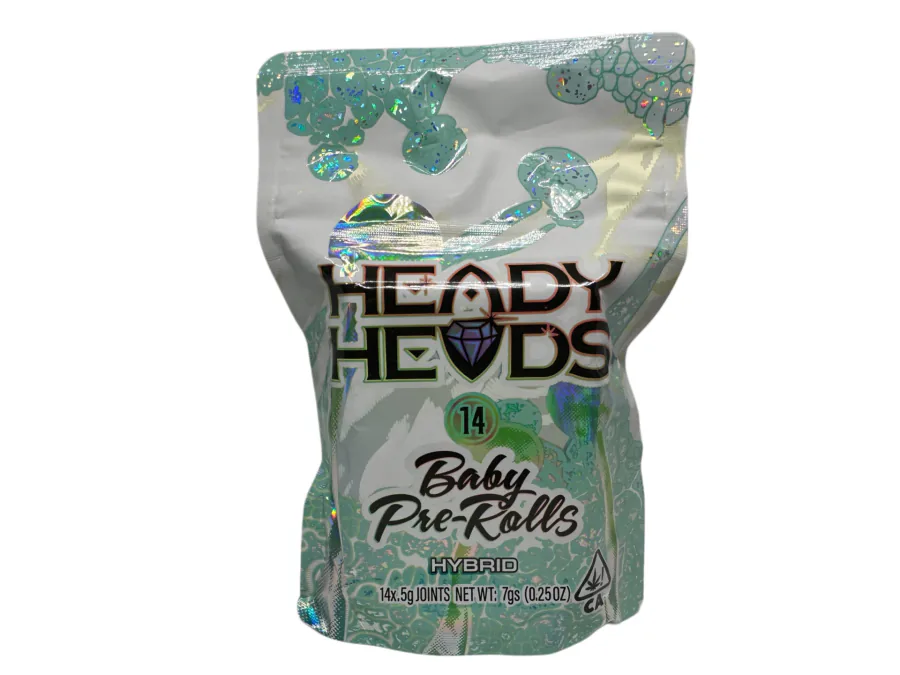 HEADY HEADS - BABY PRE-ROLLS - HYBRID (14 X 0.5G)