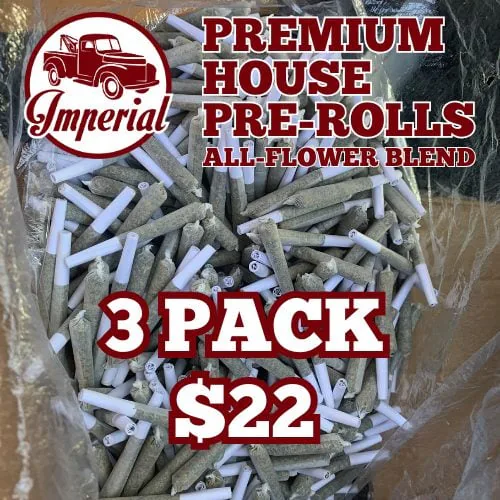 Imperial NYC Pre-Rolled Cone Joints - House Blend - 3 Pack product image