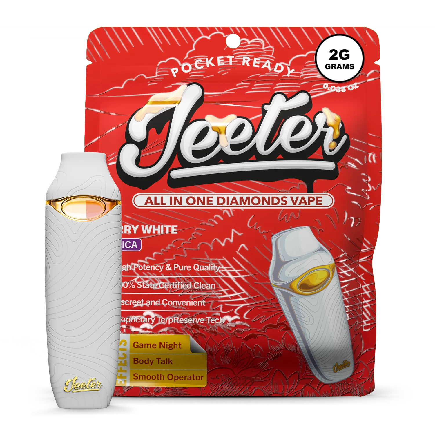 JEETER ALL-IN-ONE LIVE RESIN VAPE 2G – BERRY WHITE zoom image