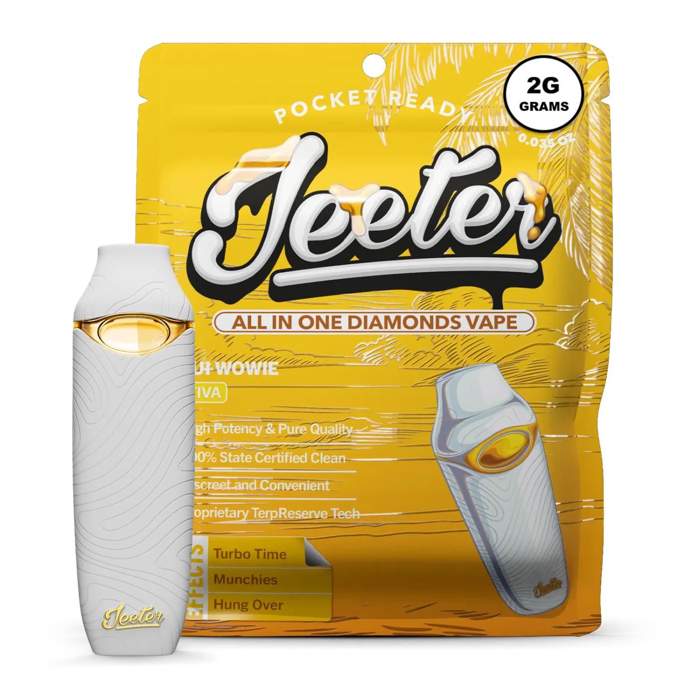 JEETER ALL-IN-ONE LIVE RESIN VAPE 2G – MAUI WOWIE product image