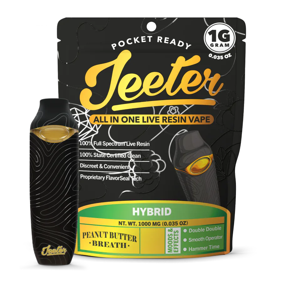 JEETER ALL-IN-ONE LIVE RESIN VAPE 2G - PENUT BUTTER BREATH