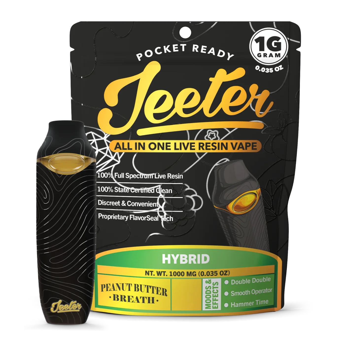 JEETER ALL-IN-ONE LIVE RESIN VAPE 2G - PENUT BUTTER BREATH product image