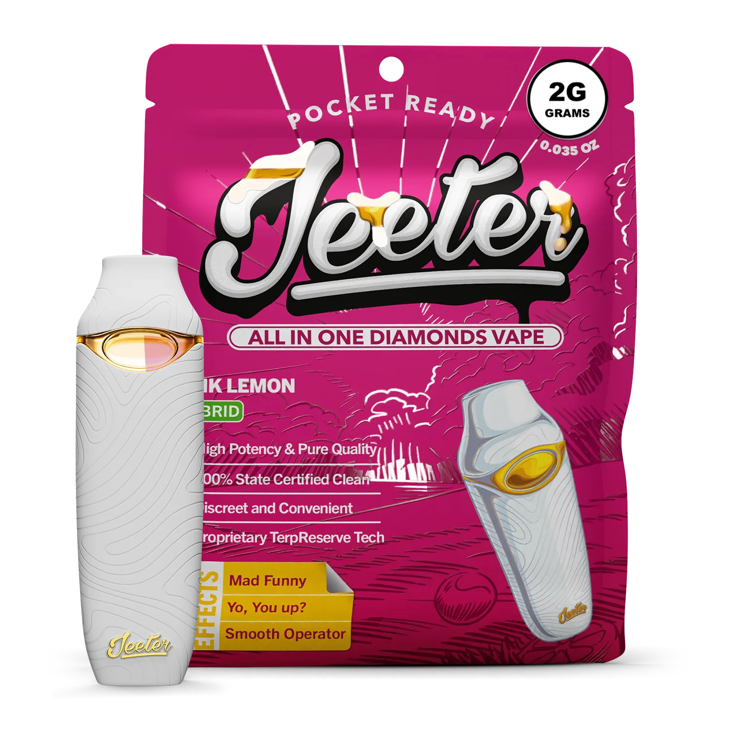 JEETER ALL-IN-ONE LIVE RESIN VAPE 2G – PINK LEMONADE zoom image