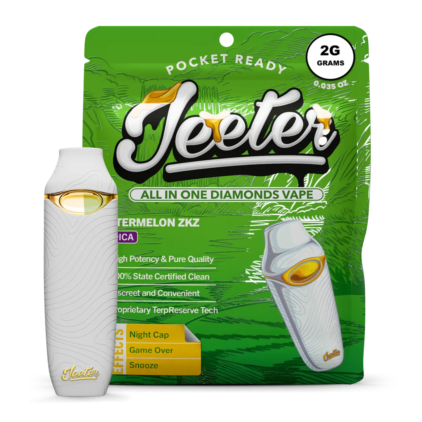 JEETER ALL-IN-ONE LIVE RESIN VAPE 2G – WATERMELON ZKZ product image