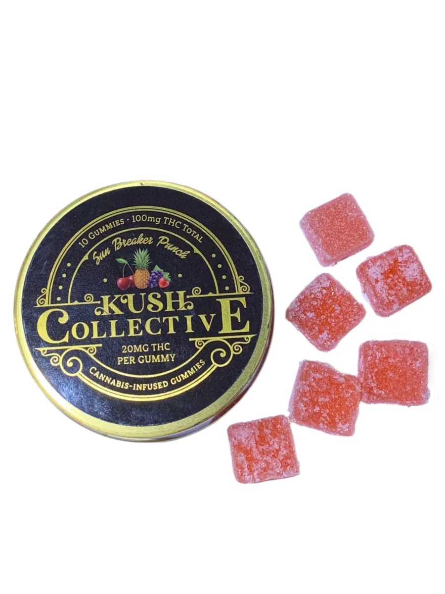 KUSH COLLECTIVE - SUN BRAKER PUNCH - 100MG THC (Special 4 for $40)