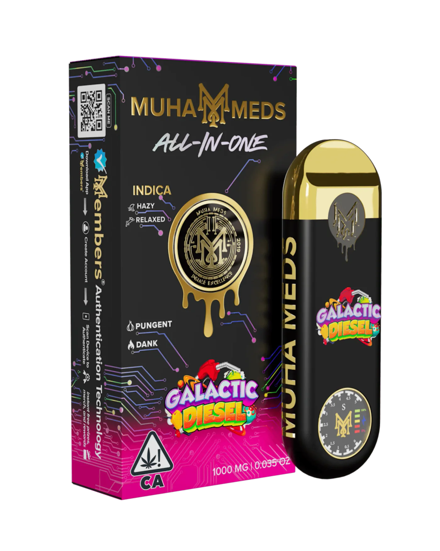 MUHA MEDS ALL-IN-ONE – GALACTIC DIESEL (INDICA) product image